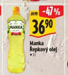 Albert Manka řepkový olej nabídka