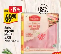 Albert Šunka nejvyšší jakosti MAXI nabídka