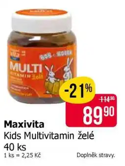 Teta Maxivita Kids Multivitamin želé nabídka