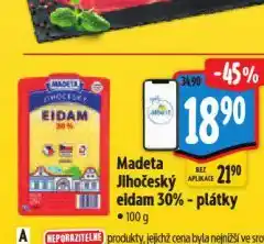 Albert Madeta jihočeský eidam 30% nabídka