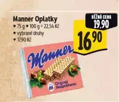 Albert Manner oplatky nabídka