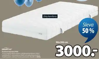 JYSK DREAMZONE Pružinová matrace STRIA nabídka