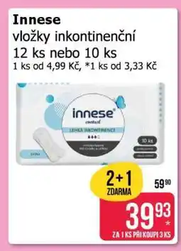 Teta Innese vložky inkontinenční nabídka