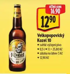 Albert Pivo velkopopovický kozel nabídka