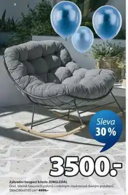 JYSK Zahradní houpací křeslo JUNGLEDAL nabídka