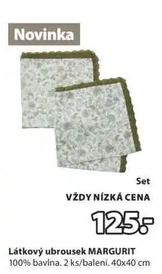 JYSK Látkový ubrousek MARGURIT nabídka