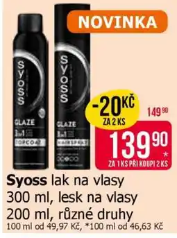 Teta Syoss Lak na vlasy nabídka