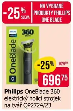 Teta Philips OneBlade 360 elektrický holicí strojek na tvář QP2724/23 nabídka