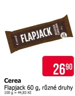Teta Cerea Flapjack 60 g, různé druhy nabídka
