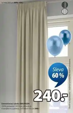 JYSK ZATEMŇOVACÍ ZÁVĚS AMUNGEN nabídka