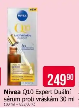 Teta Nivea Q10 Expert duální sérum proti vráskám 30 ml nabídka