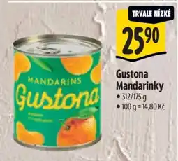 Albert Gustona Mandarinky nabídka