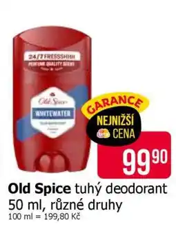 Teta Old Spice tuhý deodorant nabídka