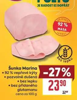 Billa Šunka Marina nabídka