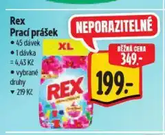 Albert Rex prací prášek nabídka