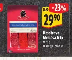 Albert Kmotrova klobása trio nabídka