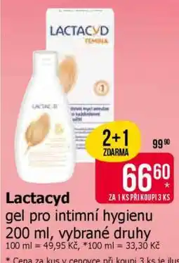 Teta Lactacyd nabídka