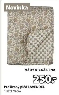 JYSK Prošívaný pléd LAVENDEL nabídka