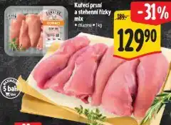 Albert Kuřecí prsní a stehenní řízky mix nabídka