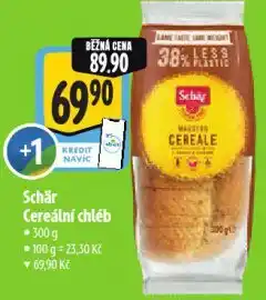 Albert Schär cereální chléb nabídka