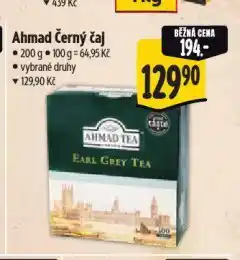Albert Ahmad černý čaj nabídka