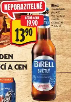 Albert Birell nealkoholické pivo nabídka