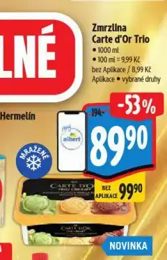 Albert Zmrzlina carte d'or nabídka