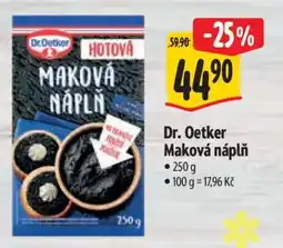 Albert Dr. Oetker Maková náplň nabídka