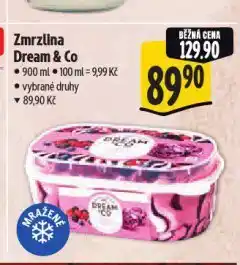 Albert Dream & co zmrzlina nabídka