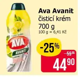 Teta Ava Avanit čisticí krém nabídka