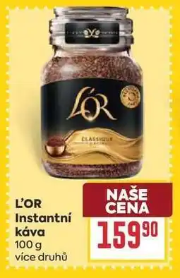 Billa L'OR Instantní káva nabídka