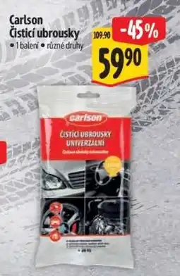 Albert Carlson Čisticí ubrousky nabídka