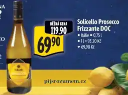 Albert Solicello Prosecco Frizzante DOC nabídka