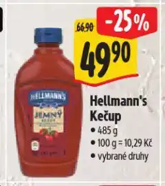 Albert Hellmann's kečup nabídka