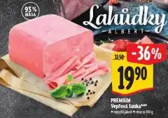 Albert Vepřová šunka nabídka