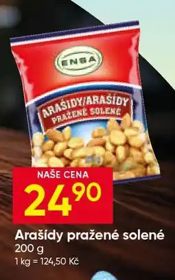 Hruška Arašídy pražené solené nabídka
