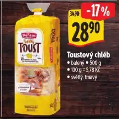 Albert Toustový chléb nabídka