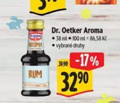 Albert Dr. oetker aroma nabídka