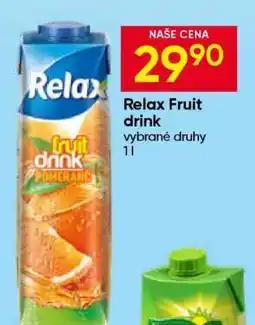 Hruška RELAX FRUIT DRINK nabídka