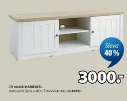 JYSK TV STOLEK MARKSKEL nabídka