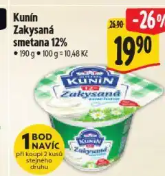 Albert Kunín zakysaná smetana nabídka