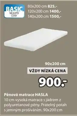 JYSK Pěnová matrace HASLA nabídka