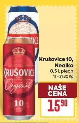 Billa Krušovice 10, Nealko nabídka