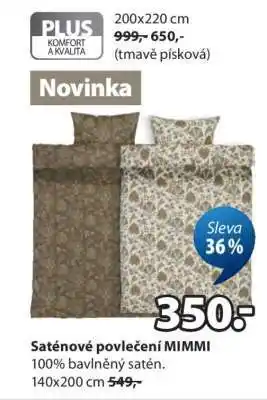 JYSK Saténové povlečení MIMMI nabídka