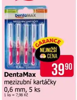 Teta Dentamax mezizubní kartáčky nabídka
