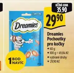 Albert Dreamies pochoutka pro kočky nabídka