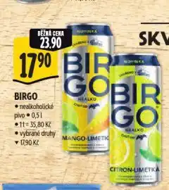Albert Birgo nealkoholické pivo nabídka