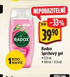 Albert Radox sprchový gel nabídka