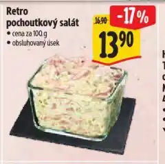 Albert Retro pochoutkový salát nabídka