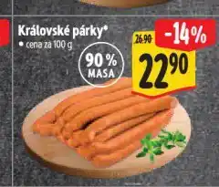 Albert Královské párky nabídka